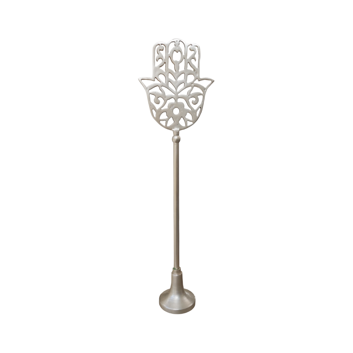 Fatima's Hand Stand - Geometric - Silver