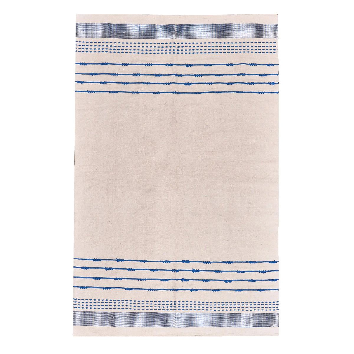Textured Cotton Kilim Rug
