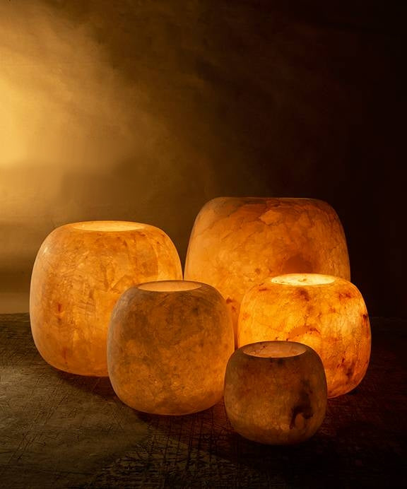 Handmade Alabaster Round