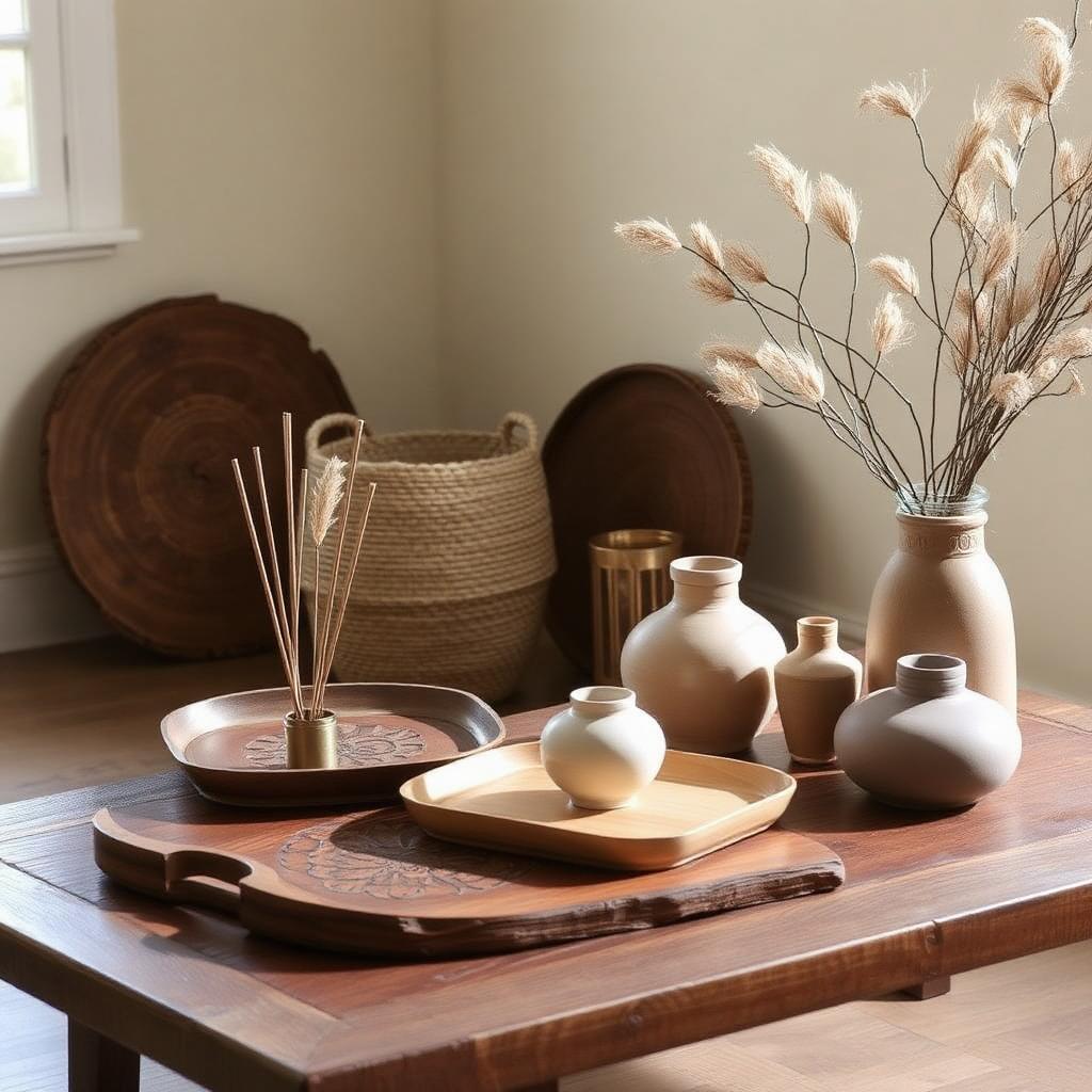Curated decor objects