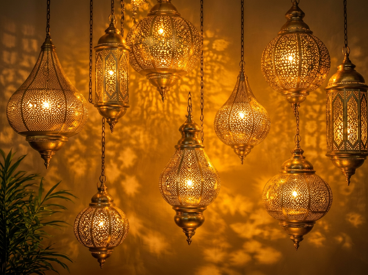 Moroccan pendant lanterns