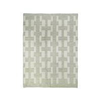 Cairene Brickwork Handwoven Wool Kilim Rug