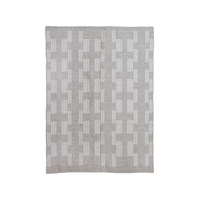 Cairene Brickwork Handwoven Wool Kilim Rug