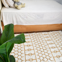 BeeHive Cotton Kilim Rug