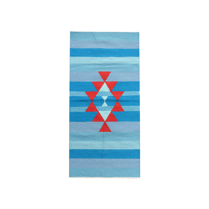 Blue Skies Kilim Rug