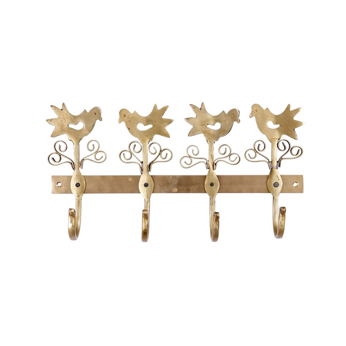 4 Bird Hanger - Gold