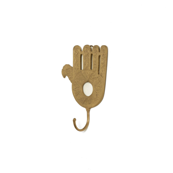Fatima's Hand - Sacred Eye Hook - Gold