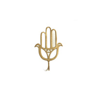 Fatima's Hand - Hollow Golden Hanger - image 3