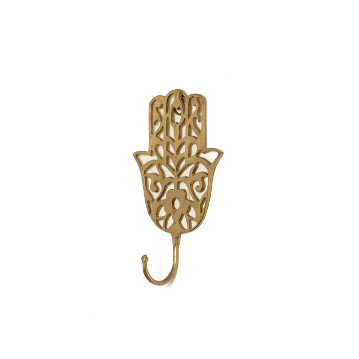 Fatima's Hand - Geometric Hanger - Gold