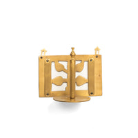 Tree Leaf Toilet Paper Holder - Gold