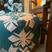 Flower Bucket Kilim Pouf