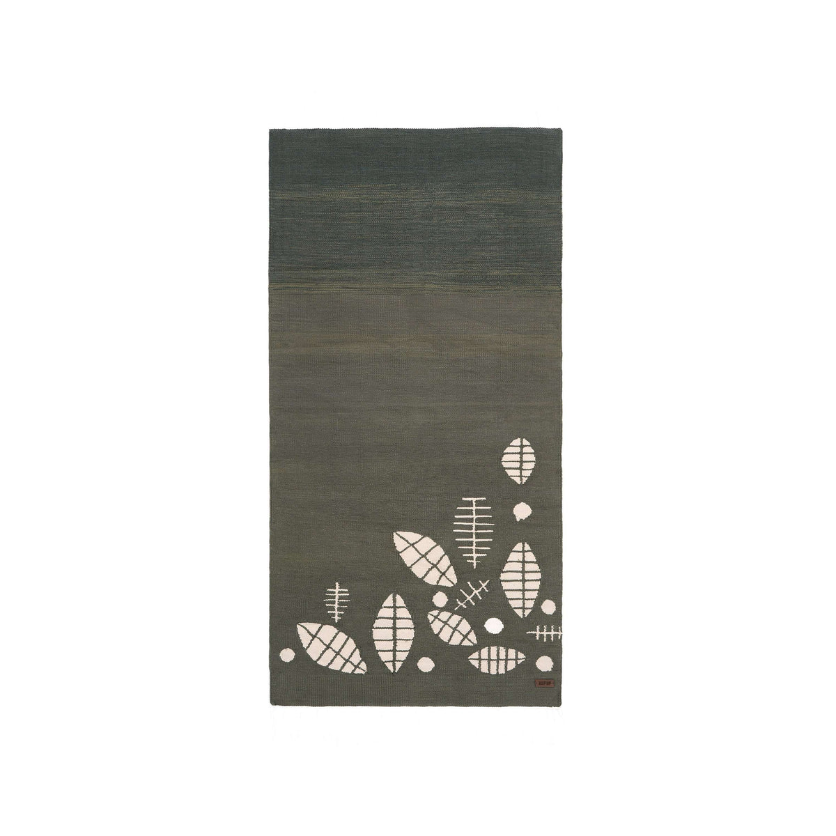 Leaves Cotton Kilim Rug