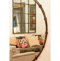 Floral Round Mirror - image 2