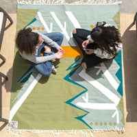 Palm Trees Kilim Rug
