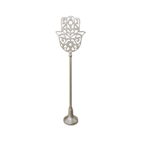 Fatima's Hand Stand - Geometric - Silver