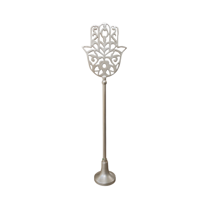 Fatima's Hand Stand - Geometric - Silver