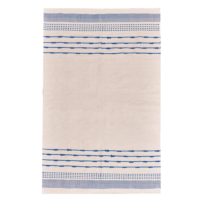Textured Cotton Kilim Rug