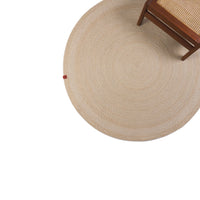 Jute & Cotton Round Rug