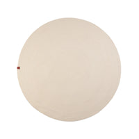 Off-White Round Rug