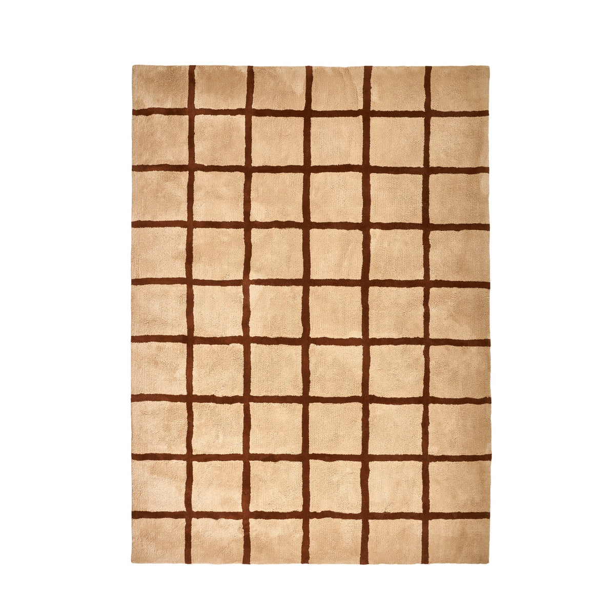 Checkered Plush Rug