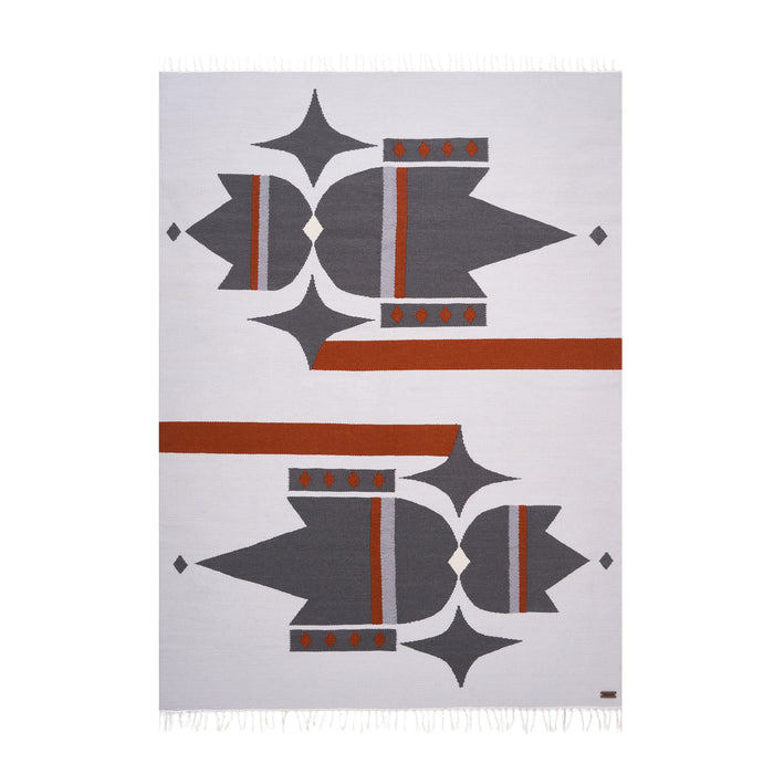 Lotus Flower Kilim Carpet