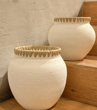 Sanzilina Vase White Set