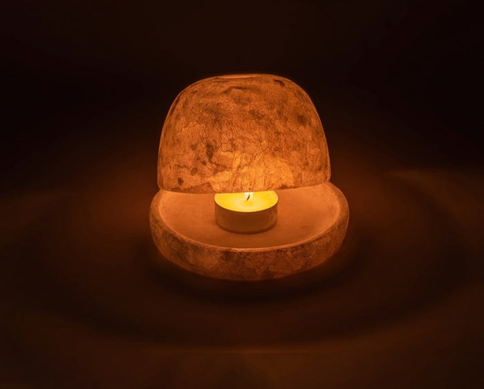 Handmade Alabaster Tealight Holder